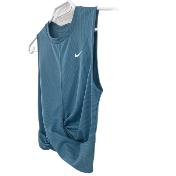 Nike Sky Blue Dry Tank Top Crop Twist - Picture 3 of 8